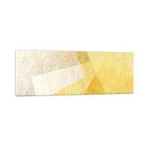 Impression sur verre - Image sur verre - Météo géométrique - 90x30 cm