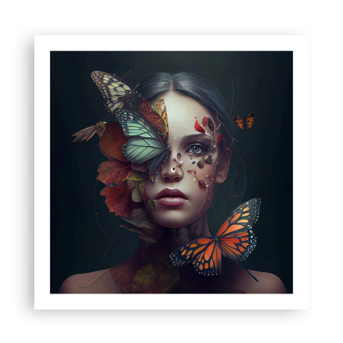 Affiche - Poster - Une merveilleuse métamorphose - 60x60 cm