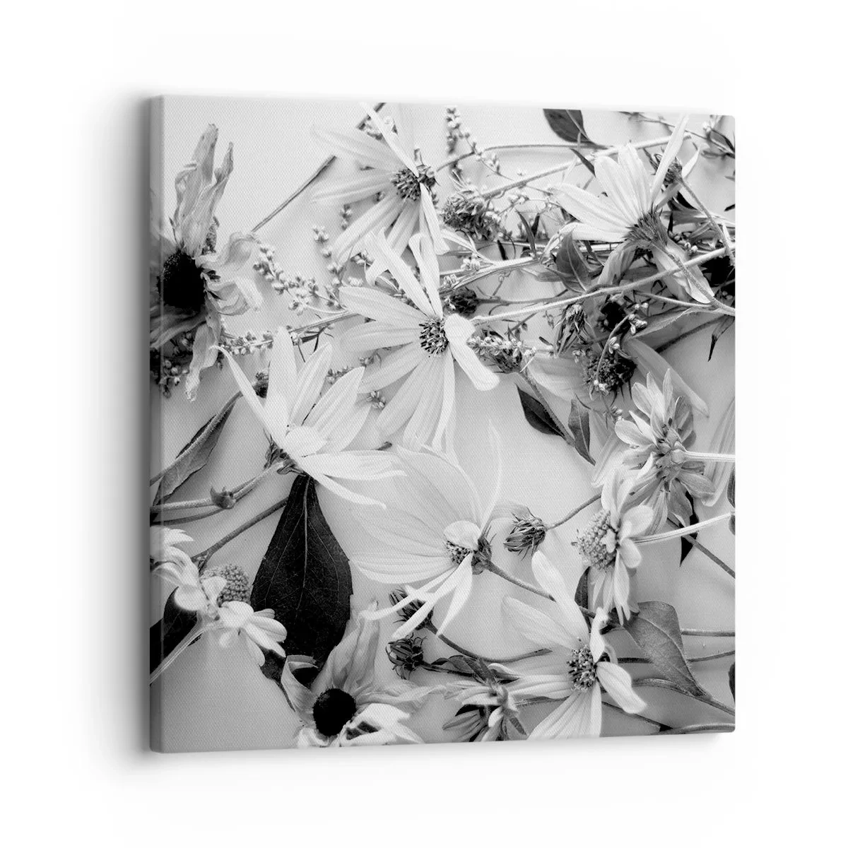 Impression sur toile - Image sur toile - Non-un bouquet de fleurs - 30x30 cm