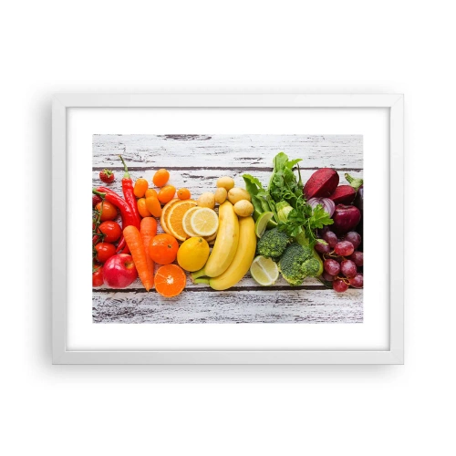 Affiche dans un cadre blanc - Poster - Ce n'est pas suffisant? - 40x30 cm