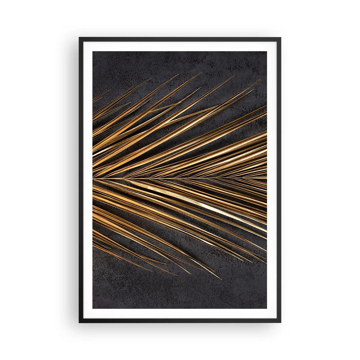 Affiche dans un cadre noir - Poster - L'or des tropiques - 70x100 cm