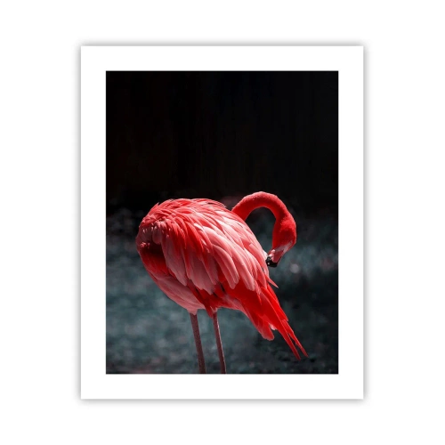 Affiche - Poster - Poème cramoisi de la nature - 40x50 cm