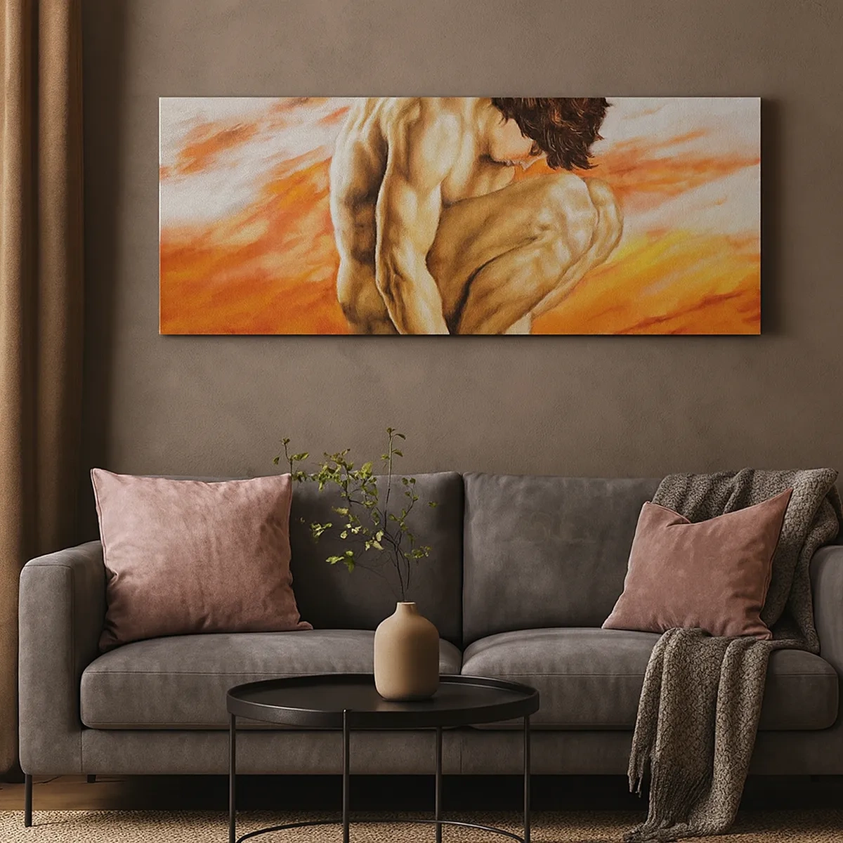 Impression sur toile - Image sur toile - Plongé dans ses pensées - 30x30 cm