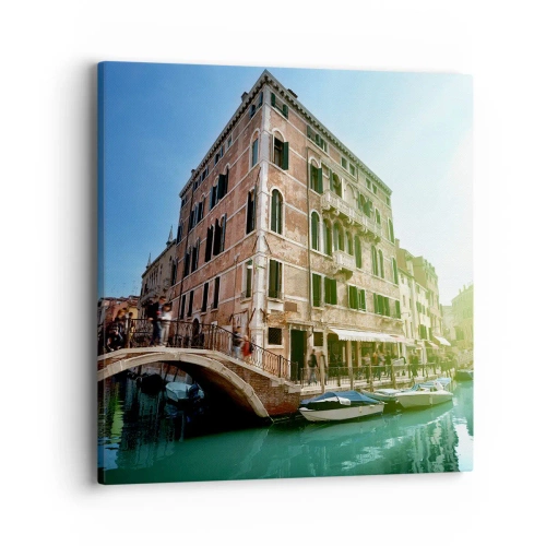 Impression sur toile - Image sur toile - Venise - Amore Moi - 40x40 cm