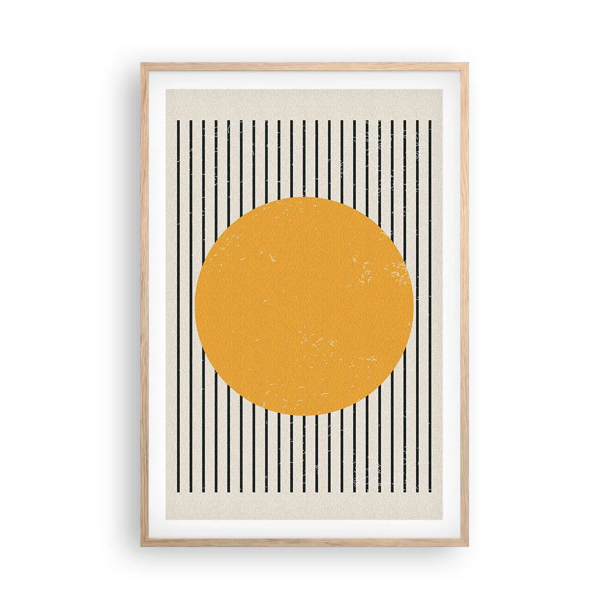 Affiche dans un chêne clair - Poster - Le pouvoir de la simplicité - 61x91 cm