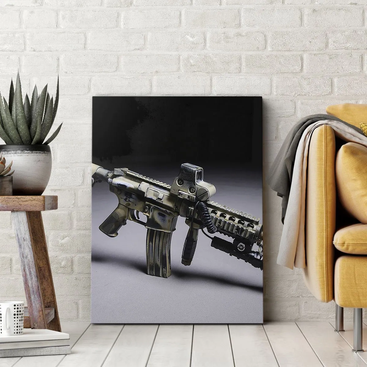 Impression sur toile - Image sur toile - Toujours menaçant - 55x100 cm