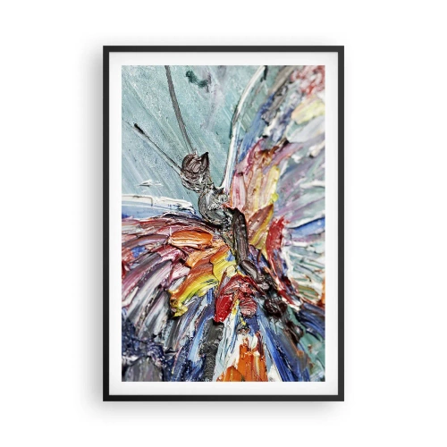 Affiche dans un cadre noir - Poster - Peint par nature - 61x91 cm