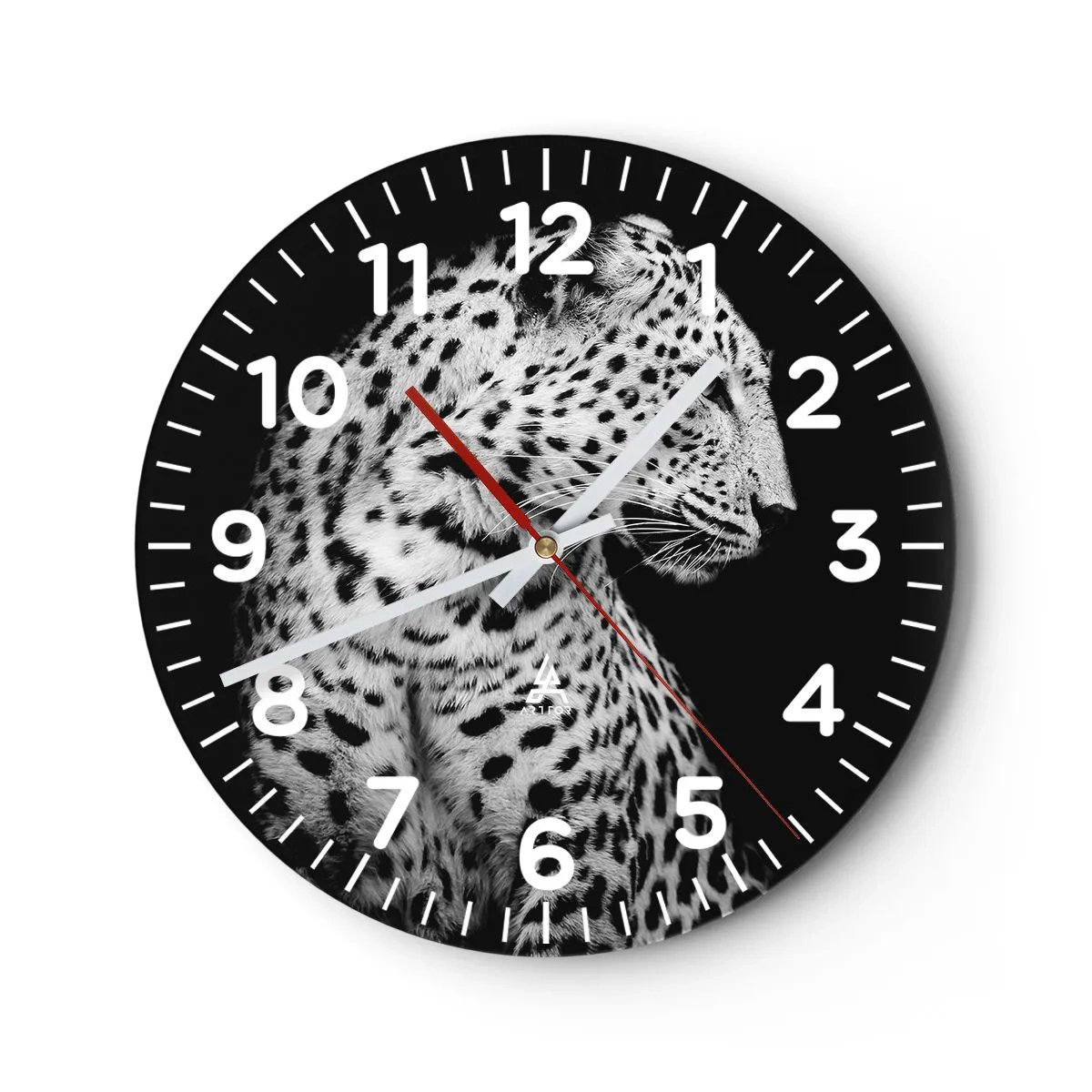 Horloge murale - Pendule murale - Presque un profil parfait! - 30x30 cm