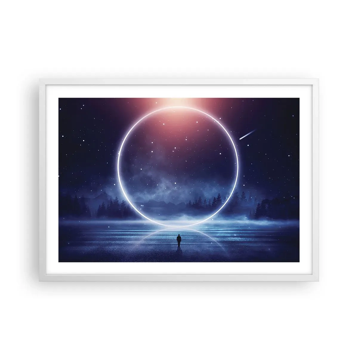 Affiche dans un cadre blanc - Poster - Ils sont déjà là... - 70x50 cm