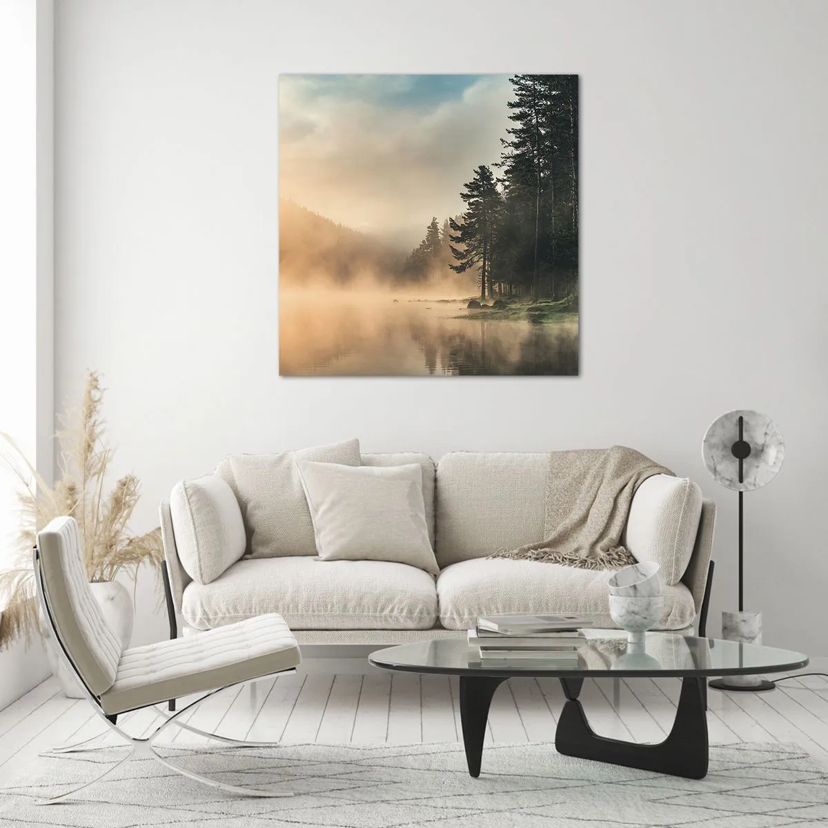 Impression sur verre - Image sur verre - Naissance du jour - 60x60 cm