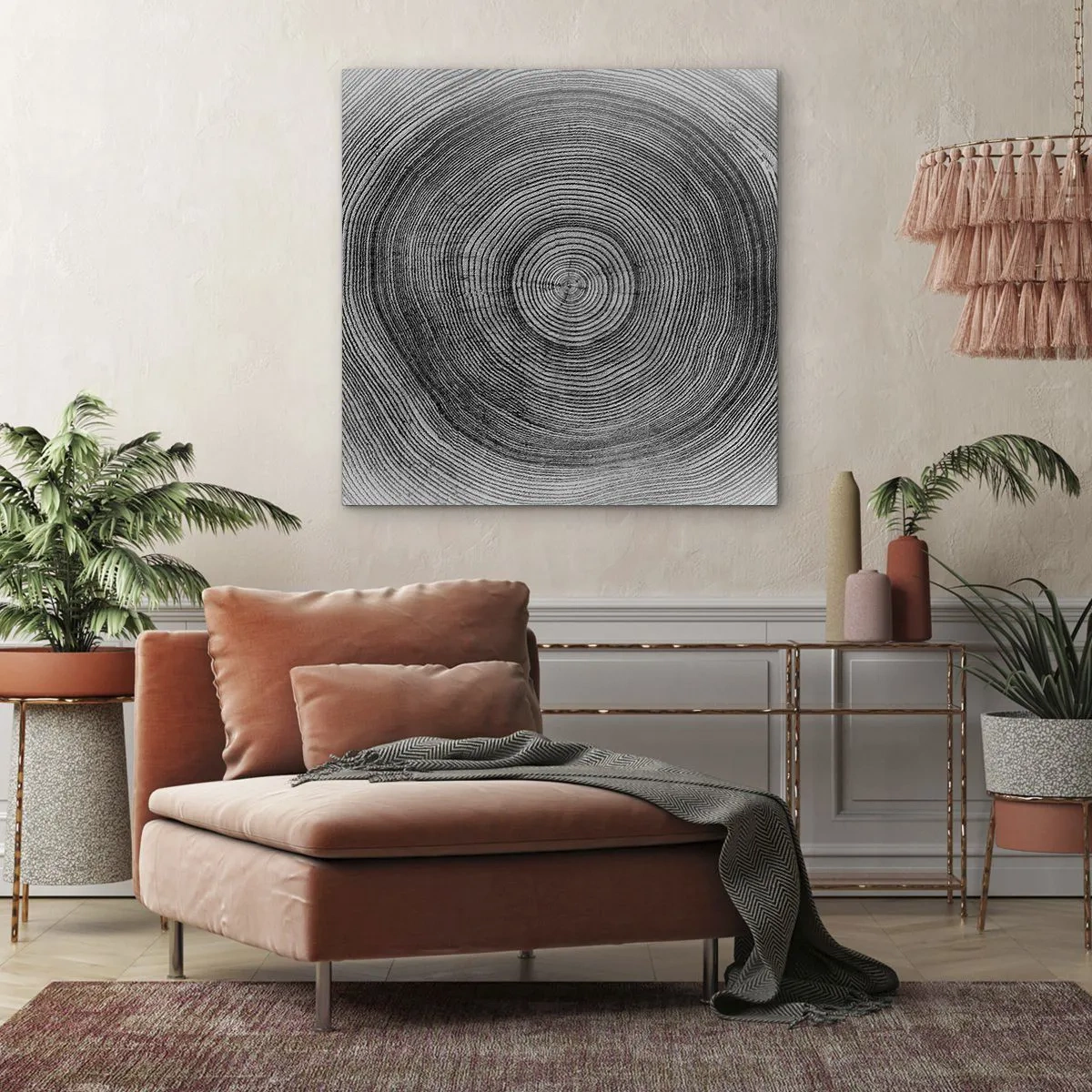Impression sur toile - Image sur toile - Signe du temps - 30x30 cm