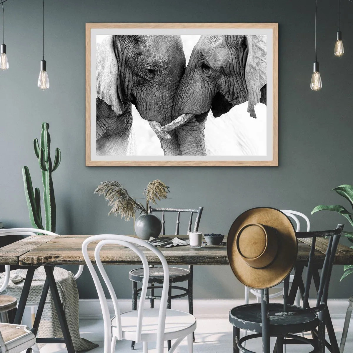 Affiche dans un chêne clair - Poster - Confession sincère - 91x61 cm