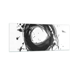 Impression sur verre - Image sur verre - Le tourbillon de la création - 100x40 cm