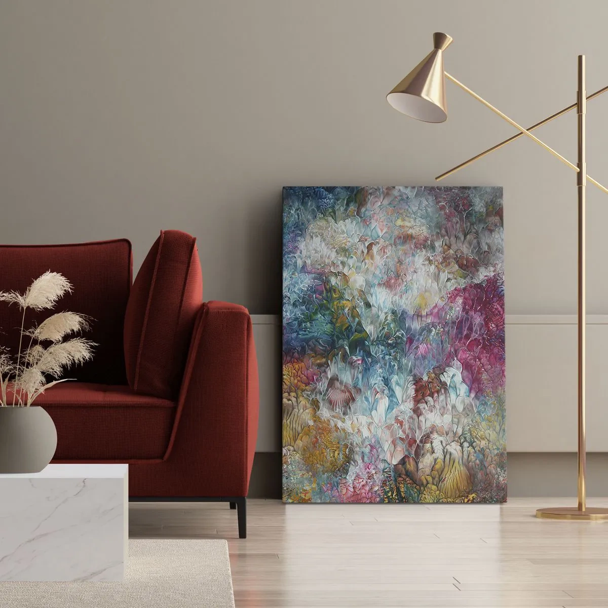 Impression sur toile - Image sur toile - En pleine floraison - 65x120 cm