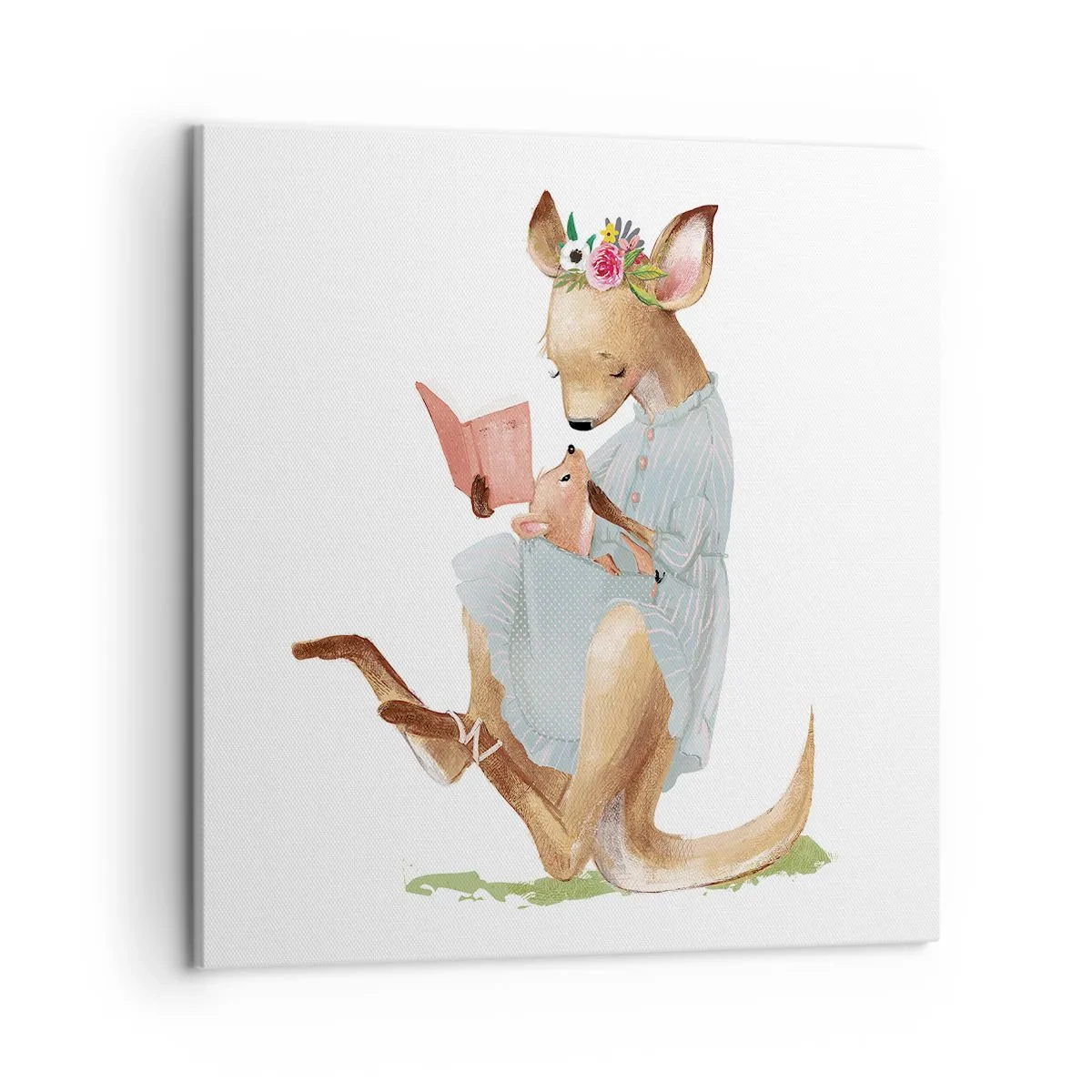 Impression sur toile - Image sur toile - Lis-moi maman - 50x50 cm