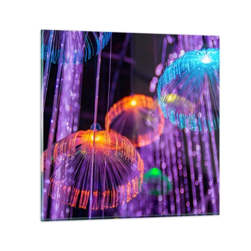 Impression sur verre - Image sur verre - Fontaine lumineuse - 50x50 cm