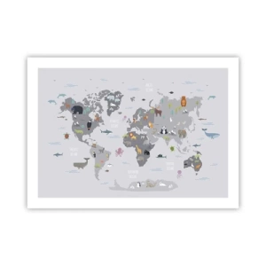 Affiche - Poster - Dis-moi d'où tu viens... - 70x50 cm