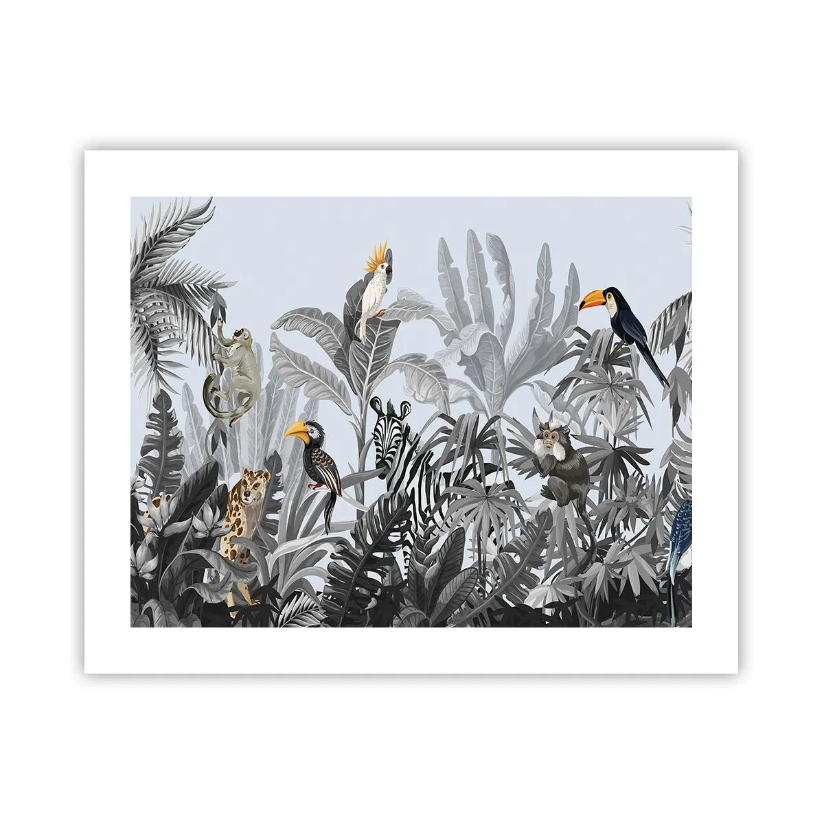 Affiche - Poster - Conte de fées africain - 50x40 cm