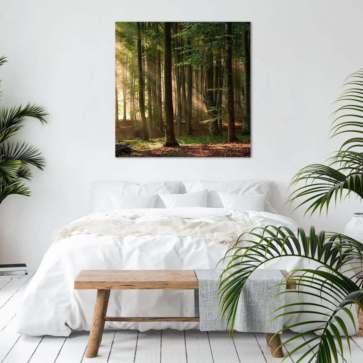 Impression sur toile - Image sur toile - Rayon d'un matin de printemps - 60x60 cm