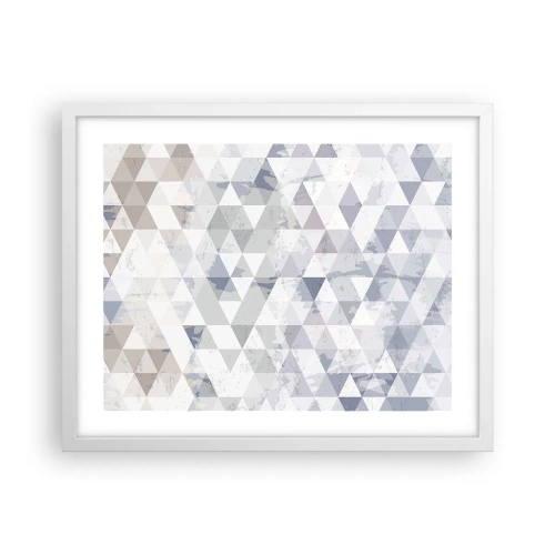 Affiche dans un cadre blanc - Poster - En rythme de trois - 50x40 cm