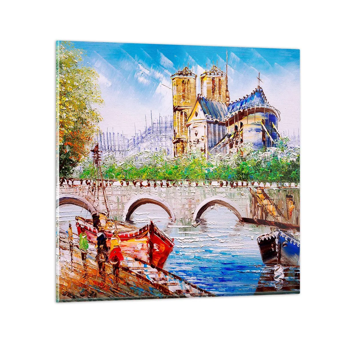 Impression sur verre - Image sur verre - Leur temps ne passe jamais - 50x50 cm