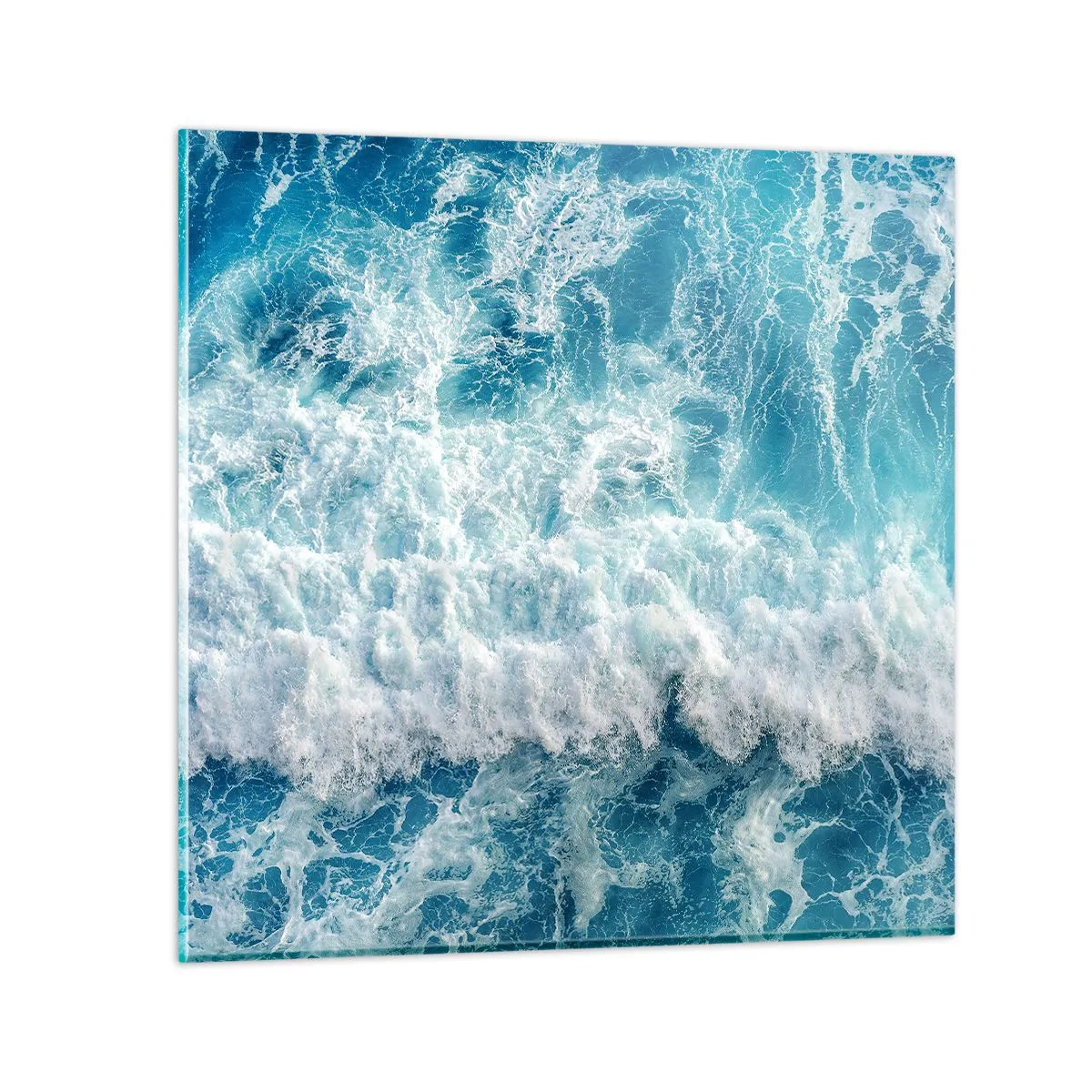 Impression sur verre - Image sur verre - Joyeusement et en sautant - 30x30 cm