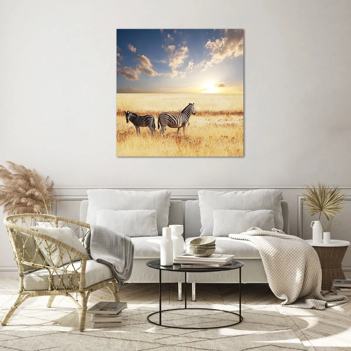 Impression sur verre - Image sur verre - Va-t'en, n'ai pas de paix - 70x70 cm