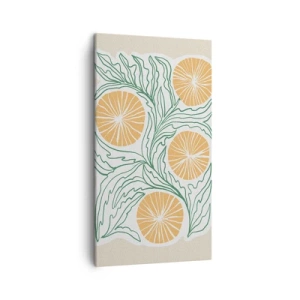 Impression sur toile - Image sur toile - Ethnique avec une pointe d'abstraction - 45x80 cm