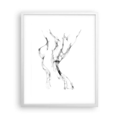 Affiche dans un cadre blanc - Poster - Belle et forte - 40x50 cm