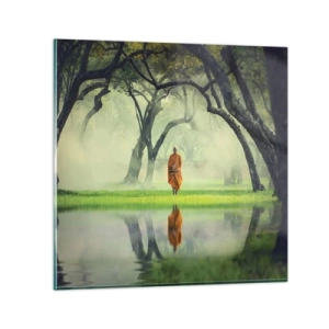 Impression sur verre - Image sur verre - En route vers l'illumination - 40x40 cm