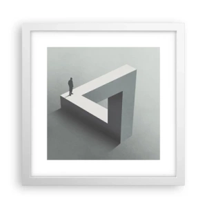 Affiche dans un cadre blanc - Poster - Mais c'est possible - 30x30 cm