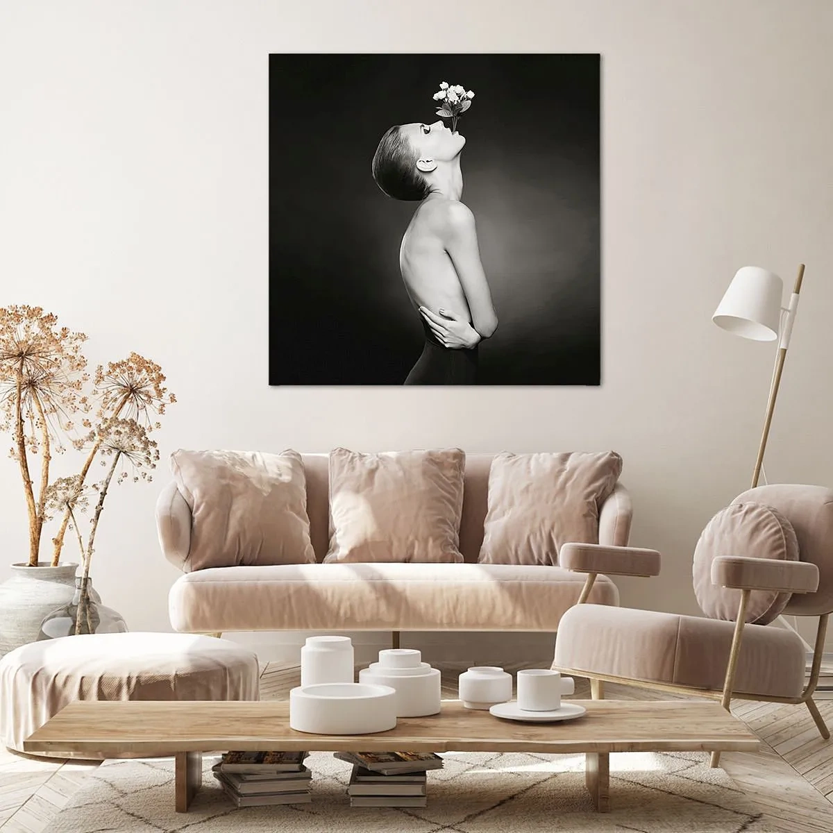 Impression sur toile - Image sur toile - Elégance excentrique - 30x30 cm