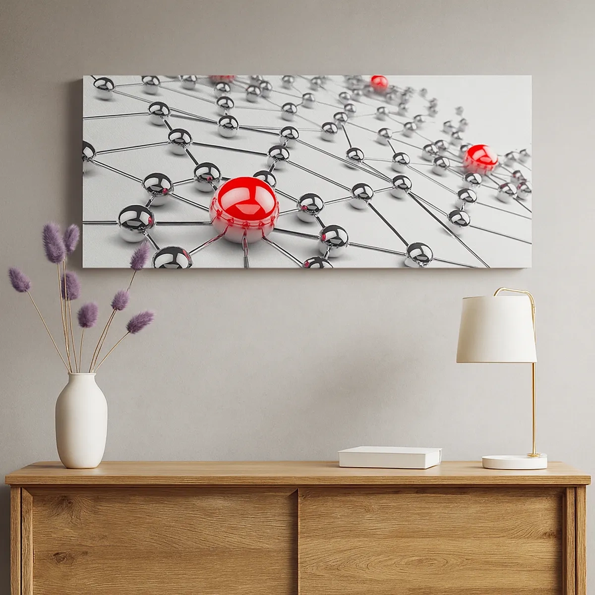 Impression sur toile - Image sur toile - Toile argentée - 30x30 cm