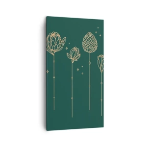 Impression sur toile - Image sur toile - La famille Plante - 45x80 cm