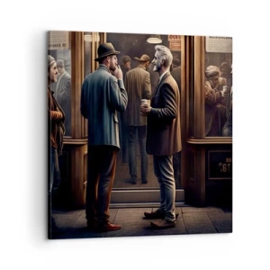 Impression sur toile - Image sur toile - Bon moment de la journée - 60x60 cm