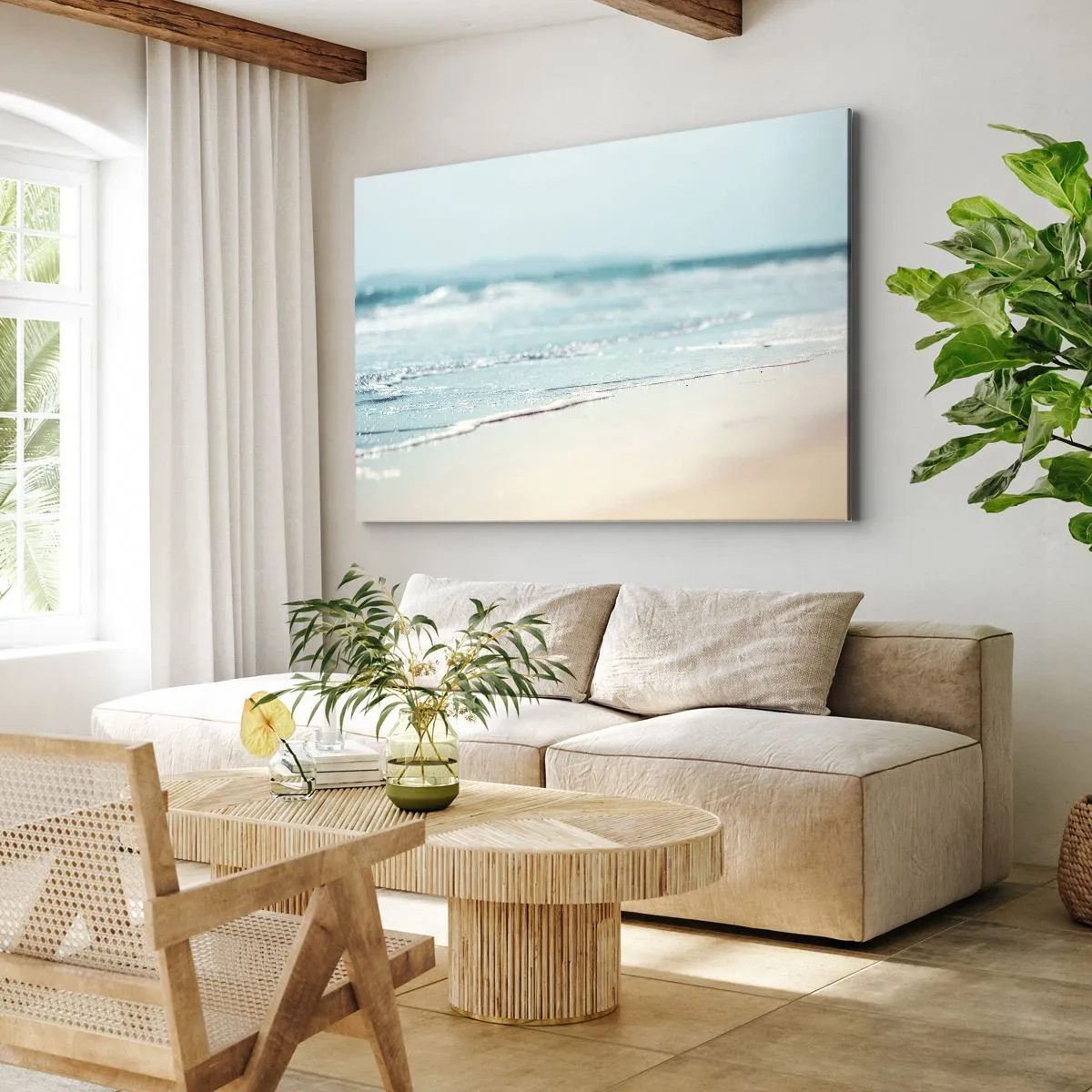 Impression sur toile - Image sur toile - Chaleur et bruissement - 70x50 cm
