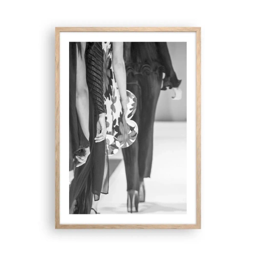 Affiche dans un chêne clair - Poster - Un défilé stylé - 50x70 cm