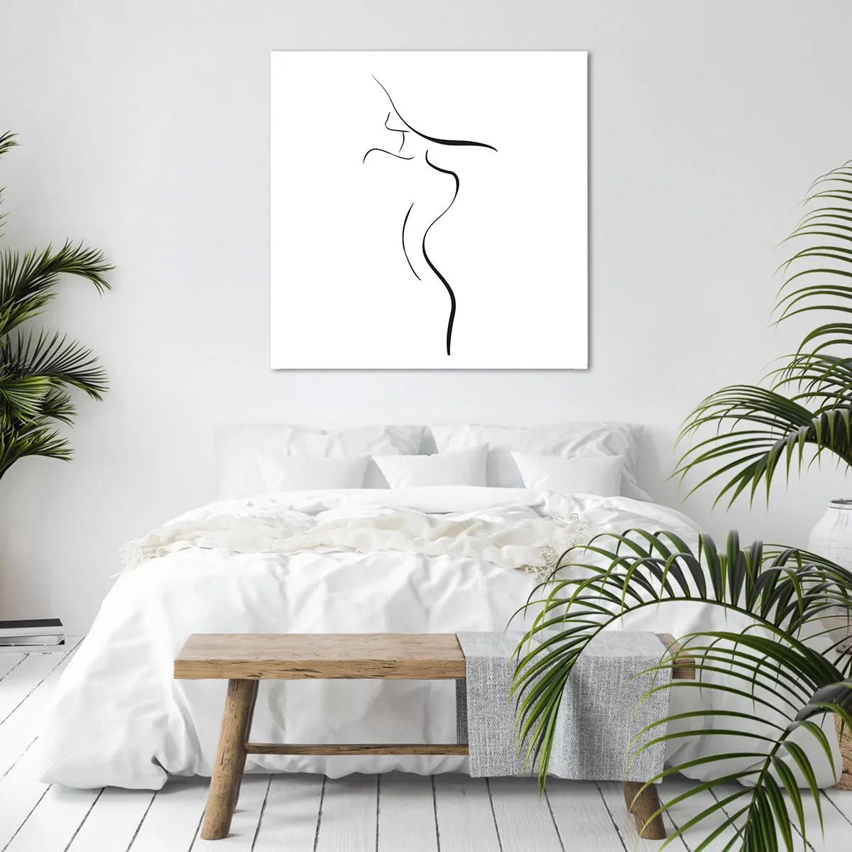 Impression sur toile - Image sur toile - Insaisissable comme une vague - 30x30 cm