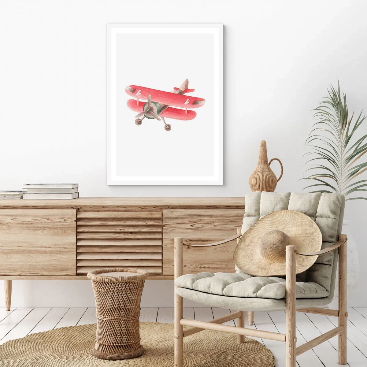 Affiche dans un cadre blanc - Poster - Prêt pour les hauts vols - 70x100 cm