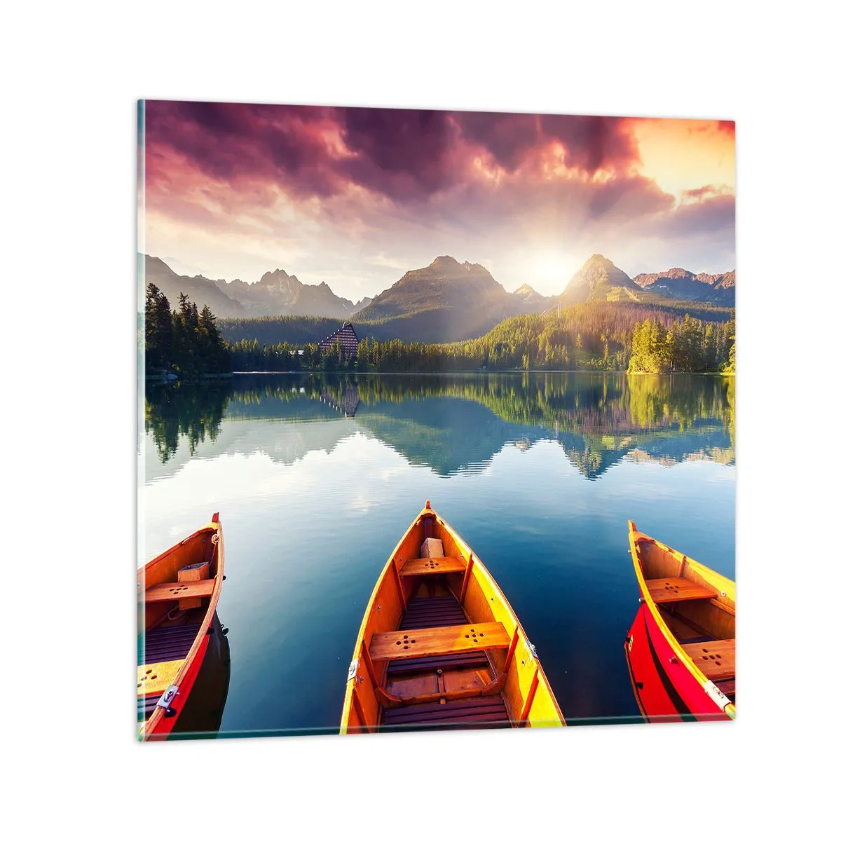 Impression sur verre - Image sur verre - Rien contre nature - 30x30 cm