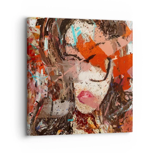 Impression sur toile - Image sur toile - Personne ne sait ce que tu es vraiment - 30x30 cm
