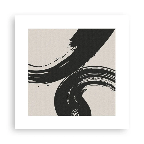 Affiche - Poster - Balayage circulaire - 30x30 cm