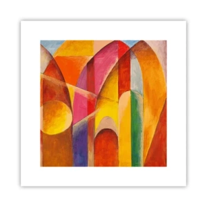 Affiche - Poster - Cathédrale du soleil - 30x30 cm