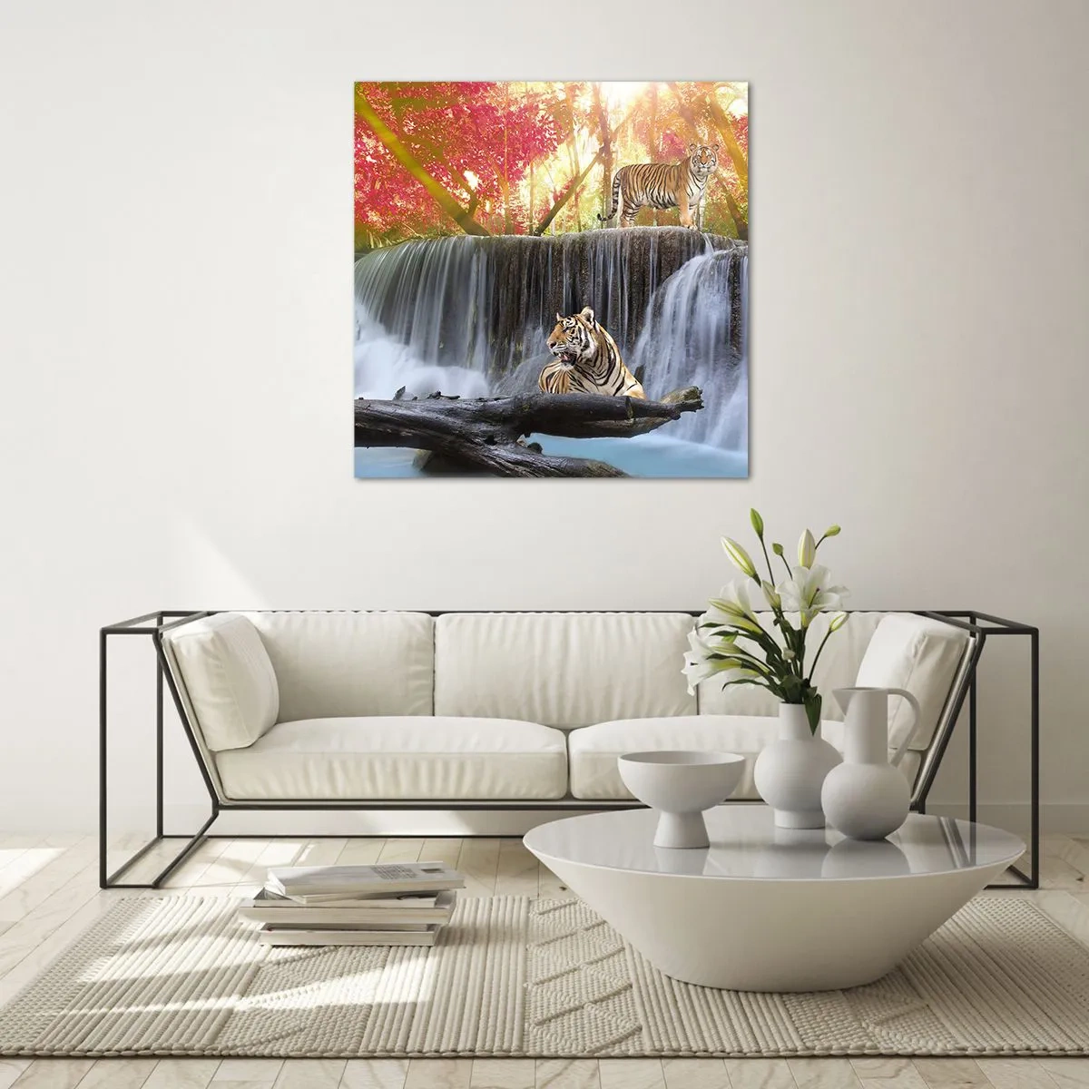 Impression sur verre - Image sur verre - Paysage surréaliste - 40x40 cm