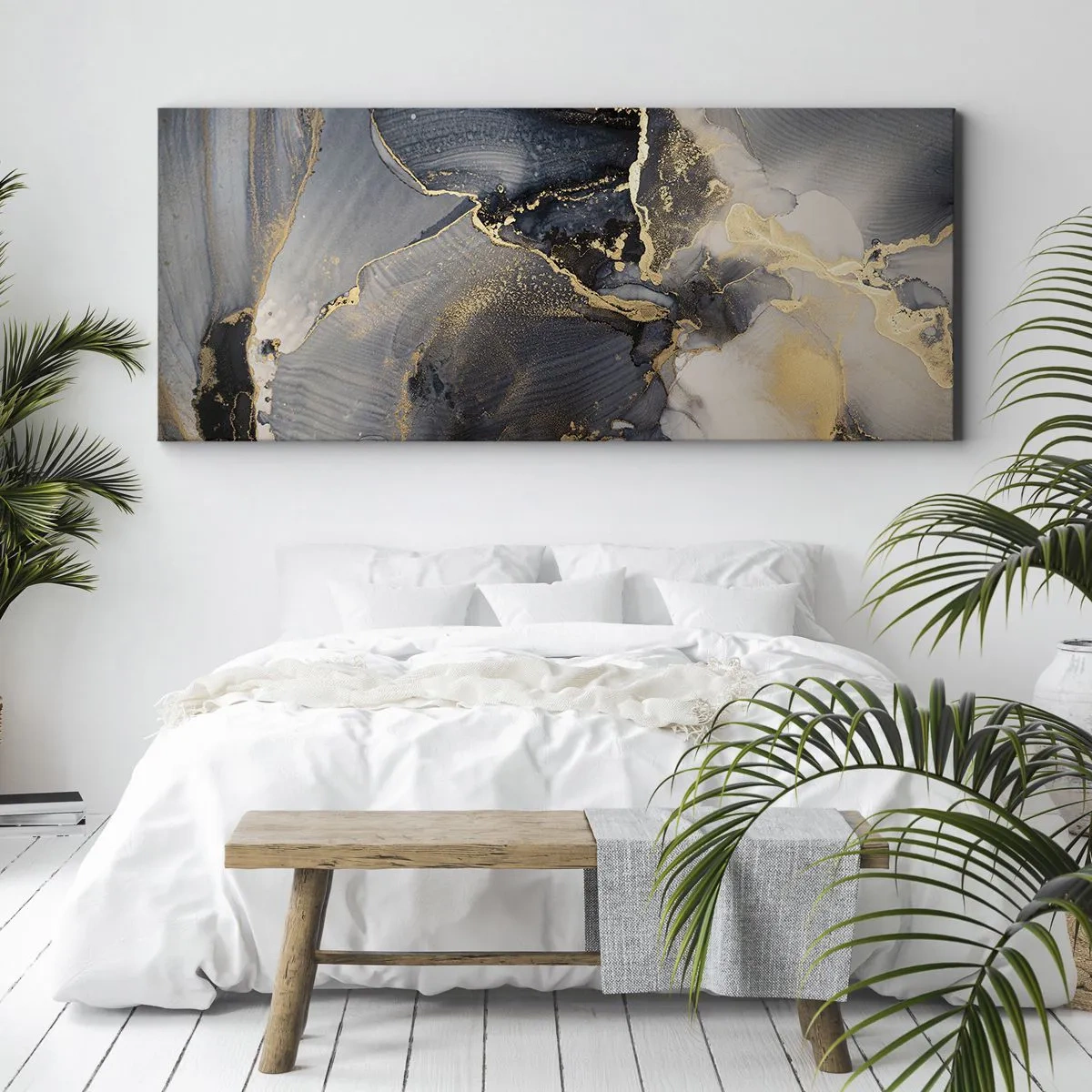 Impression sur toile - Image sur toile - La vie de la pierre - 100x40 cm