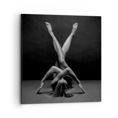 Impression sur toile - Image sur toile - Géométrie de la nudité - 70x70 cm