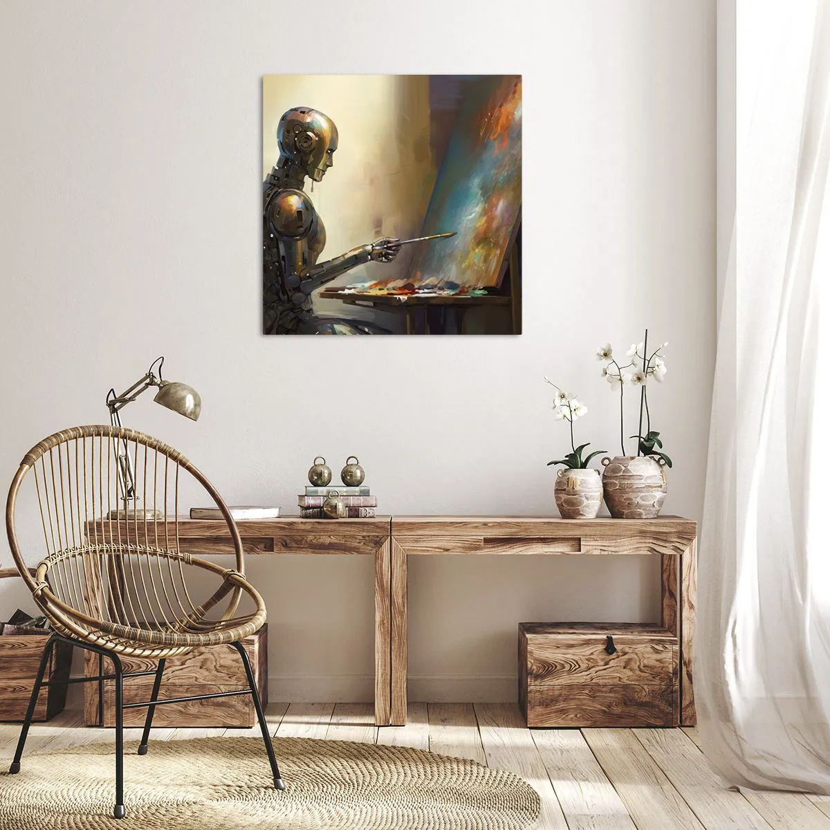 Impression sur toile - Image sur toile - L'art du futur - 30x30 cm