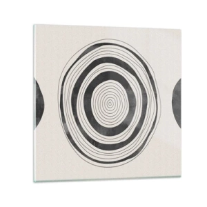 Impression sur verre - Image sur verre - Ce qui est important c'est ce qu'il y a entre les deux - 50x50 cm