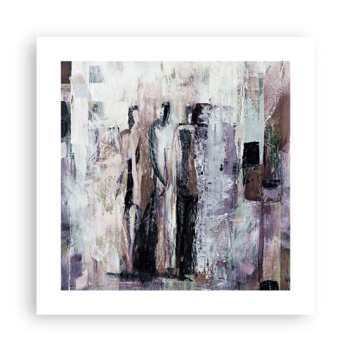 Affiche - Poster - Les trois mystérieux - 40x40 cm
