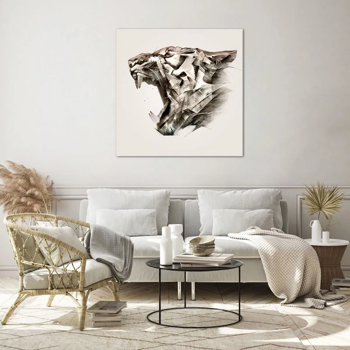 Impression sur verre - Image sur verre - Vous savez déjà qui est en charge - 50x50 cm